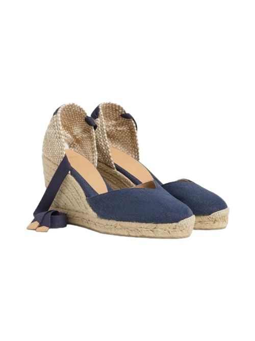 Women's light denim espadrilles Castaner | CHIARA8AZUL OXFORD